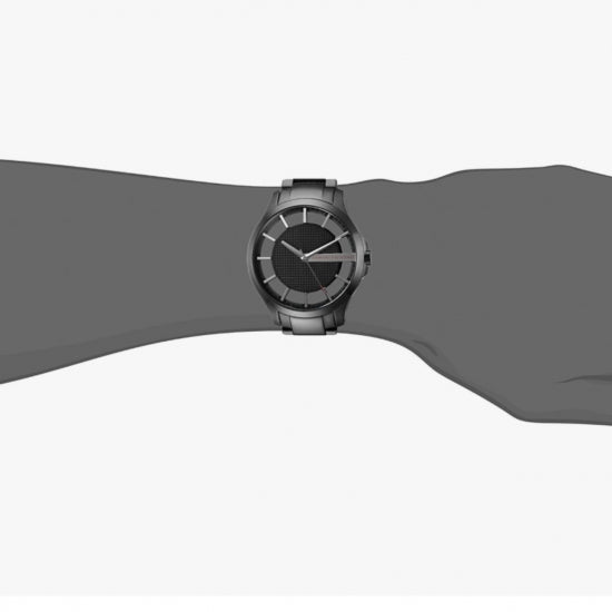  Shop Authentic Armani Exchange Hampton Chronograph Black Dial Black Steel Strap Watch For Men - AX2189 - Luxxuri