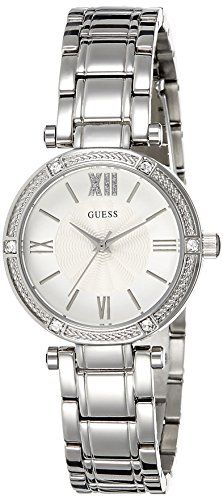  Shop Authentic Guess Park Ave White Dial Silver Steel Strap Watch for Women - W0767L1 - Luxxuri