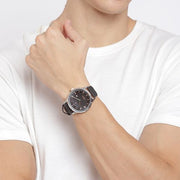  Shop Authentic Fossil The Minimalist 3H Black Dial Brown Leather Strap Watch for Men - FS5464 - Luxxuri