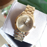  Shop Authentic Michael Kors Slim Runway White Dial Rose Gold Steel Strap Watch For Women - MK3804 - Luxxuri