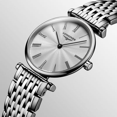  Shop Authentic Longines La Grande Classique De Longines Silver Dial Silver Steel Strap Watch for Women - L4.755.4.72.6 - Luxxuri