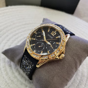  Shop Authentic Guess Swirl Quartz Black Dial Black Silicone Strap Watch for Women - W1096L3 - Luxxuri