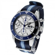  Shop Authentic Breitling Superocean Heritage Chronograph 44 Ocean Conservancy Silver Dial Two Tone NATO Strap Watch for Men - A133131A1G1W1 - Luxxuri