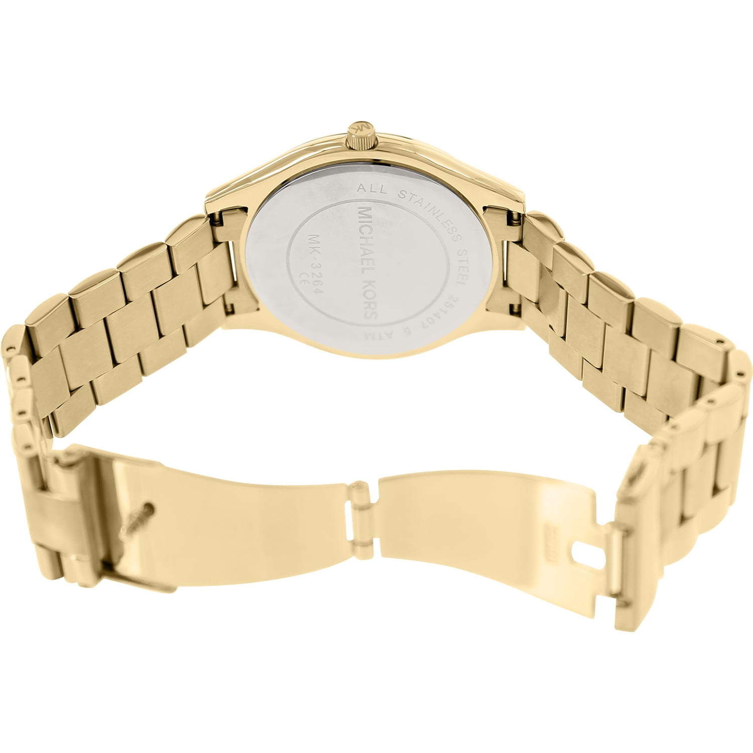  Shop Authentic Michael Kors Slim Runway Pink Dial Rose Gold Steel Strap Watch for Women - MK3264 - Luxxuri