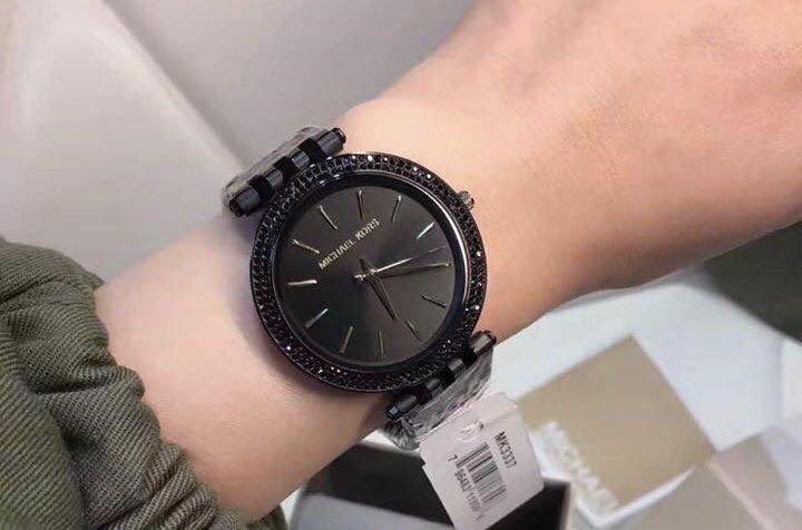  Shop Authentic Michael Kors Darci Black Dial Black Steel Strap Watch for Women - MK3337 - Luxxuri