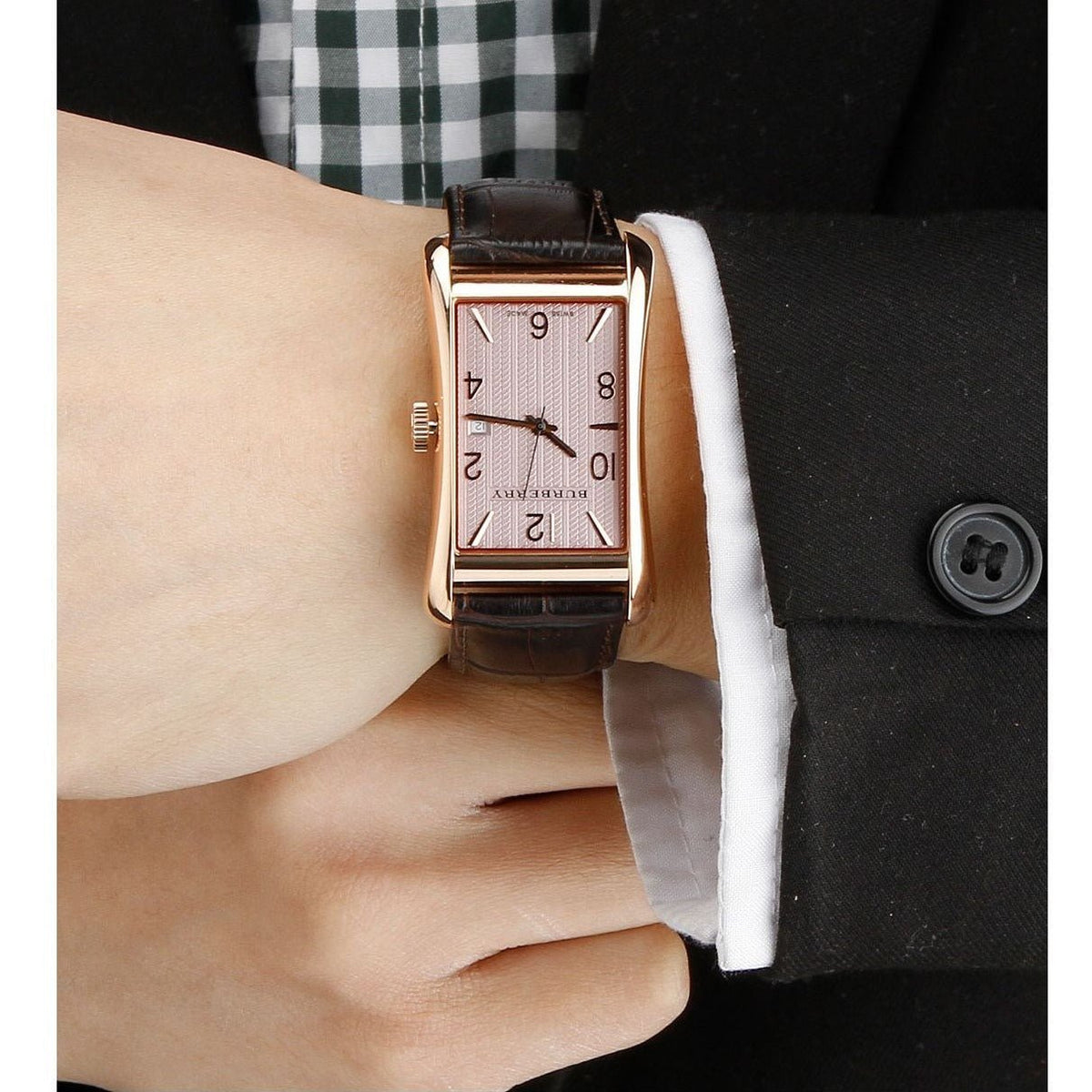  Shop Authentic Burberry Heritage Brown Dial Brown Leather Strap Watch for Men - BU3000 - Luxxuri