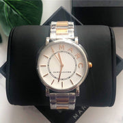  Shop Authentic Marc Jacobs Roxy Silver Dial Two Tone Steel Strap Watch for Women - MJ3551 - Luxxuri