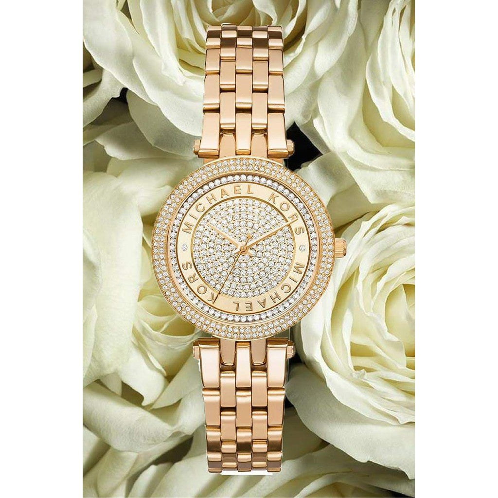  Shop Authentic Michael Kors Darci Gold Dial Gold Steel Strap Watch for Women - MK3438 - Luxxuri