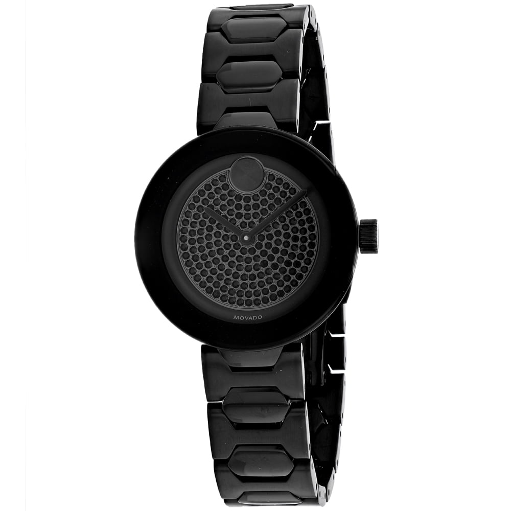  Shop Authentic Movado Bold Crystals Black Dial Black Steel Strap Watch for Women - 3600576 - Luxxuri