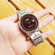  Shop Authentic Tissot Luxury Powermatic 80 Brown Dial Silver Steel Strap Watch For Men - T086.407.11.291.00 - Luxxuri