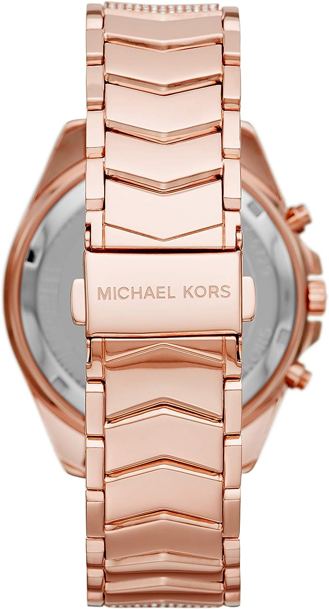  Shop Authentic Michael Kors Whitney Chronograph Rose Gold Dial Rose Gold Steel Strap Watch For Women - MK6730 - Luxxuri
