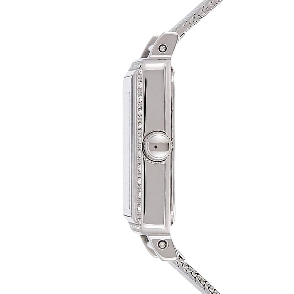  Shop Authentic Guess Highline White Dial Silver Mesh Bracelet Watch For Women - W0826L1 - Luxxuri