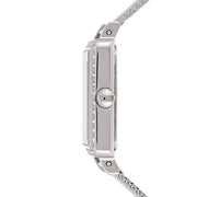  Shop Authentic Guess Highline White Dial Silver Mesh Bracelet Watch For Women - W0826L1 - Luxxuri