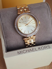  Shop Authentic Michael Kors Darci Gold Dial Gold Steel Strap Watch for Women - MK3365 - Luxxuri