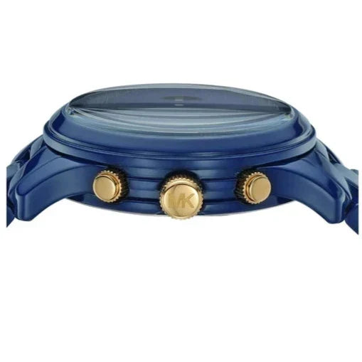  Shop Authentic Michael Kors Runway Analog Blue Dial Blue Steel Strap Watch for Women - MK7332 - Luxxuri