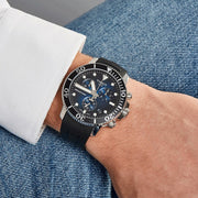 Shop Authentic Tissot Seastar 1000 Powermatic 80 Blue Dial Black Rubber Strap Watch For Men - T120.407.17.041.00 - Luxxuri