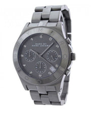  Shop Authentic Marc Jacobs Blade Chronograph Black Dial Black Steel Strap Watch for Women - MBM3103 - Luxxuri