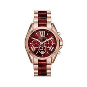  Shop Authentic Michael Kors Bradshaw Burgundy Dial Two Tone Steel Strap Watch for Women - MK6270 - Luxxuri
