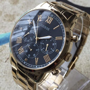  Shop Authentic Guess Hendrix Chronograph Blue Dial Two Tone Steel Strap Watch for Men - W1309G4 - Luxxuri