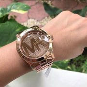  Shop Authentic Michael Kors Runway Rose Gold Dial Rose Gold Steel Strap Watch for Women - MK5661 - Luxxuri