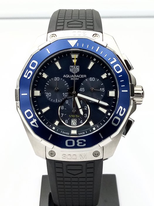  Shop Authentic Tag Heuer Aquaracer Blue Dial Watch for Men - CAY111B.FT6041 - Luxxuri