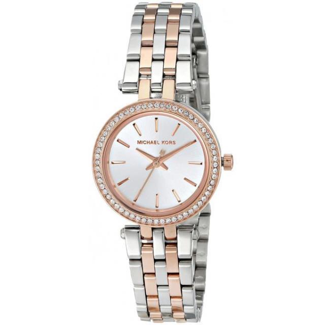  Shop Authentic Michael Kors Darci Silver Dial Two Tone Steel Strap Watch for Women - MK3298 - Luxxuri