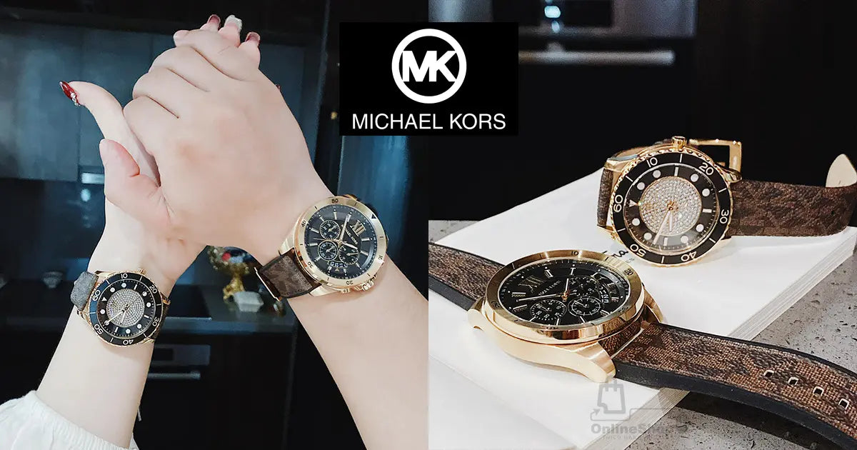  Shop Authentic Michael Kors Runway Quartz Black Dial Brown Leather Strap Watch For Women - MK6979 - Luxxuri