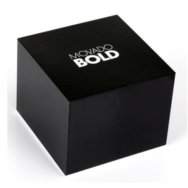  Shop Authentic Movado Bold Black Dial Black Leather Strap Watch for Women - 3600483 - Luxxuri