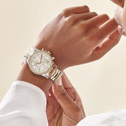  Shop Authentic Michael Kors Ritz White Dial Two Tone Steel Strap Watch for Women - MK6474 - Luxxuri