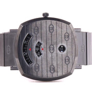  Shop Authentic Gucci Grip Quartz Grey Dial Grey Steel Strap Watch For Men - YA157429 - Luxxuri