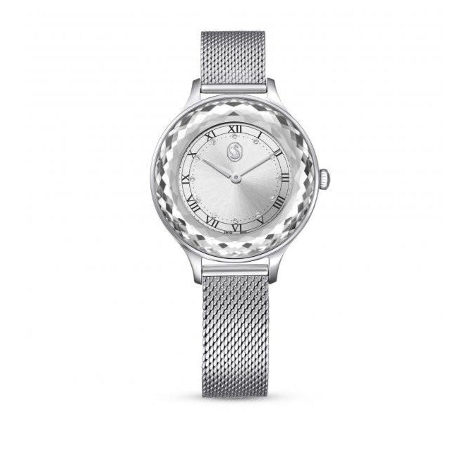 Shop Authentic Swarovski Octea Nova Silver Dial Silver Mesh Strap Watch for Women - 5650039 - Luxxuri