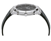  Shop Authentic Salvatore Ferragamo F-80 Classic Black Dial Black Leather Strap  Watch for Men - SFDT00219 - Luxxuri