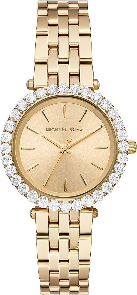  Shop Authentic Michael Kors Darci Analog Gold Dial Gold Steel Strap Watch For Women - MK4513 - Luxxuri