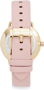  Shop Authentic Michael Kors Portia Quartz White Dial Pink Leather Strap Watch For Women - MK2659 - Luxxuri