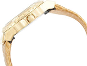  Shop Authentic Guess Limelight Quartz Gold Dial  Gold Leather Strap Watch For Women - W0775L13 - Luxxuri