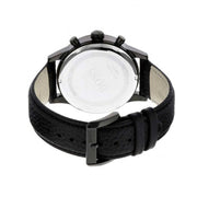  Shop Authentic Hugo Boss Blackout Chronograph Black Dial Black Leather Strap Watch For Men - HB1512567 - Luxxuri