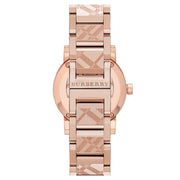  Shop Authentic Burberry The City Rose Gold Dial Rose Gold Steel Strap Watch for Women - BU9235 - Luxxuri