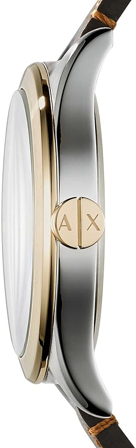 Shop Authentic Armani Exchange Nico Quartz Blue Dial Brown Leather Strap Watch For Men - AX2334 - Luxxuri