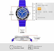  Shop Authentic Michael Kors Maritime Three-Hand Analog Blue Dial Blue Silicone Strap Watch for Men - MK9156 - Luxxuri