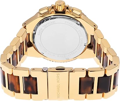  Shop Authentic Michael Kors Camille Chronograph Brown Dial Two Tone Steel Strap Watch For Women - MK7269 - Luxxuri