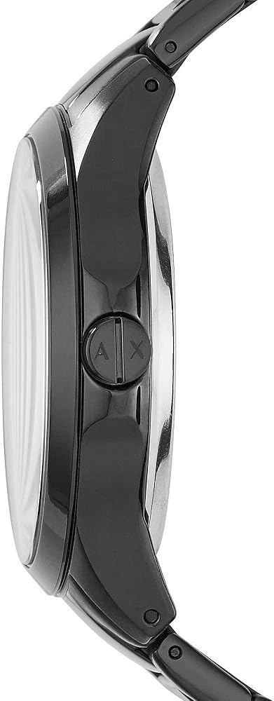  Shop Authentic Armani Exchange Hampton Chronograph Black Dial Black Steel Strap Watch For Men - AX2192 - Luxxuri