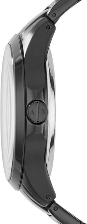  Shop Authentic Armani Exchange Hampton Chronograph Black Dial Black Steel Strap Watch For Men - AX2192 - Luxxuri