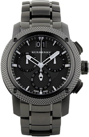  Shop Authentic Burberry Endurance Chronograph Quartz Black Dial Black Steel Strap Watch For Men - BU9801 - Luxxuri