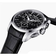  Shop Authentic Tissot T Classic Couturier Chronograph Black Dial Black Leather Strap Watch For Men - T035.617.16.051.00 - Luxxuri