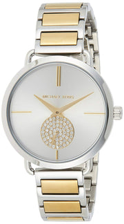  Shop Authentic Michael Kors Silver Dial Two Tone Steel Strap Watch for Women - MK3679 - Luxxuri