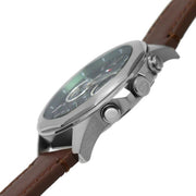  Shop Authentic Tommy Hilfiger Lars Chronograph Green Dial Brown Leather Strap Watch For Men - 1792064 - Luxxuri