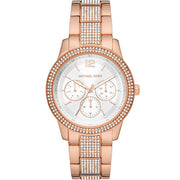  Shop Authentic Michael Kors Tibby Chronograph White Dial Rose Gold Steel Strap Watch For Men - MK7293 - Luxxuri