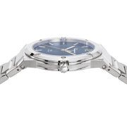  Shop Authentic Salvatore Ferragamo F-80 Classic Blue Dial Silver Steel Strap Watch for Men - SFDT01320 - Luxxuri