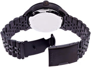  Shop Authentic Fossil Townsman Mechanical Black Dial Black Steel Strap Watch for Men -  ME1136 - Luxxuri