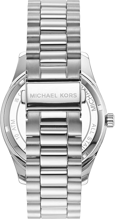  Shop Authentic Michael Kors Lexington Quartz Black Dial Silver Steel Strap Watch For Women - MK8946 - Luxxuri